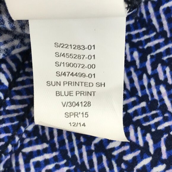 GAP Sunkissed Printed Shorts Women's Small Tie-Front Blue Print Viscose Summer - Picture 10 of 10